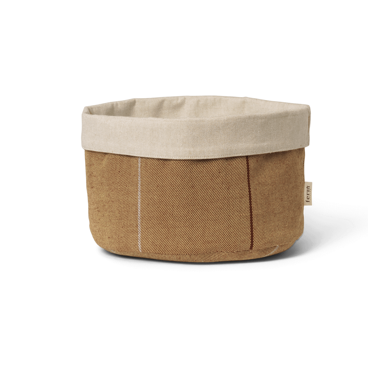 Ferm Living Ito Kitchen Basket bread bin Ø23 cm Natural-straw
