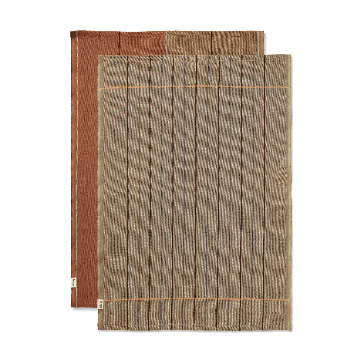 Ferm Living Ito kitchen towel 50x70 cm 2-pack Hazel-oat