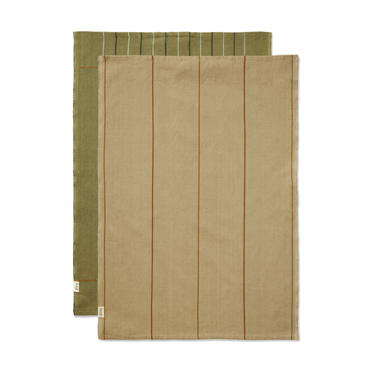 Ferm Living Ito kitchen towel 50x70 cm 2-pack Seaweed-flax
