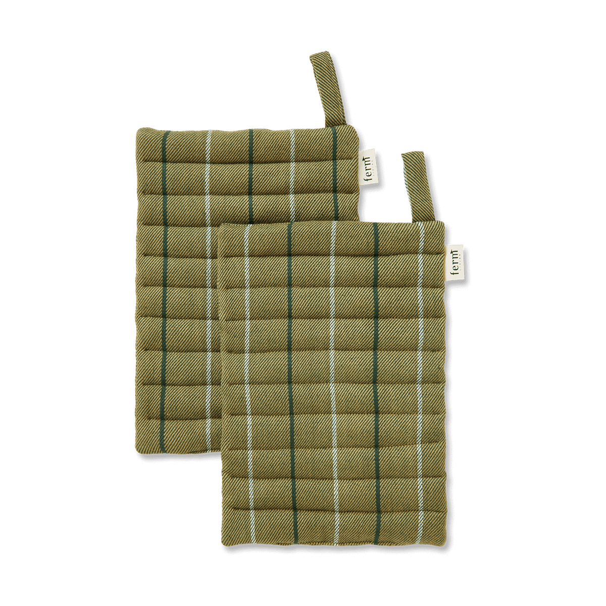 Ferm Living Ito pot holder 16x24 cm Seaweed | Scandinavian Design | Oven mitts, gloves & pot holders | Green