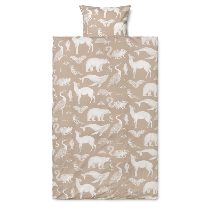 Katie Scott bed set 140x200 cm - sand - ferm LIVING