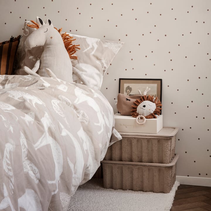 Katie Scott bed set 140x200 cm - sand - ferm LIVING