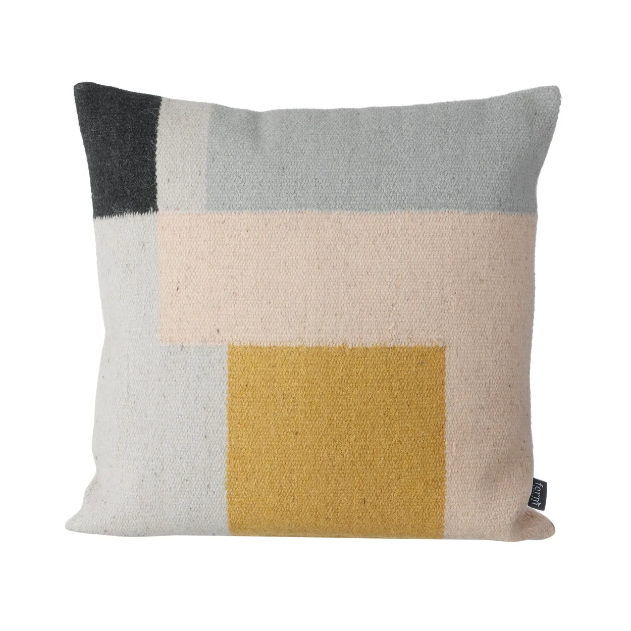 Ferm Living Kelim cushion 50x50 cm squares | Scandinavian Design | Cushions | Grey