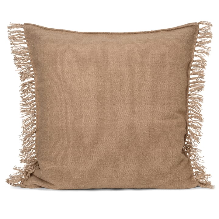 Kelim cushion with fringe L 80x80 cm - Sand - Ferm Living