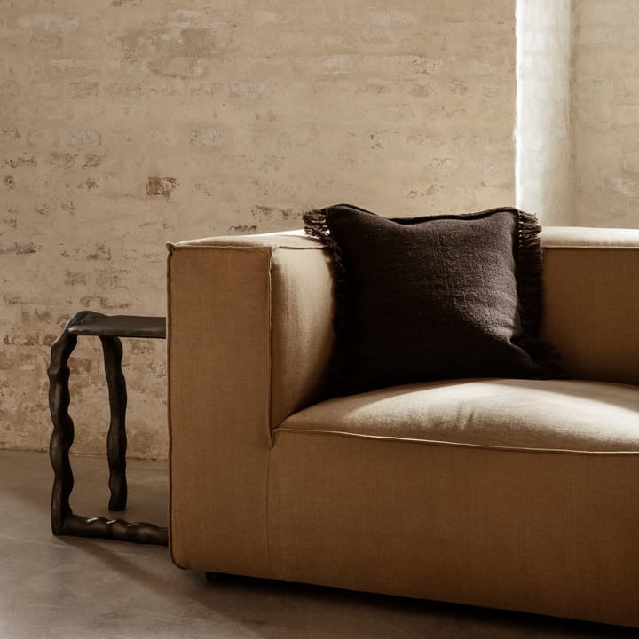 Kelim cushion with fringe S 50x50 cm, dark melange Ferm Living