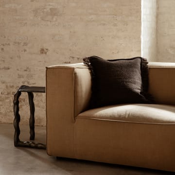 Kelim cushion with fringe S 50x50 cm - dark melange - ferm LIVING