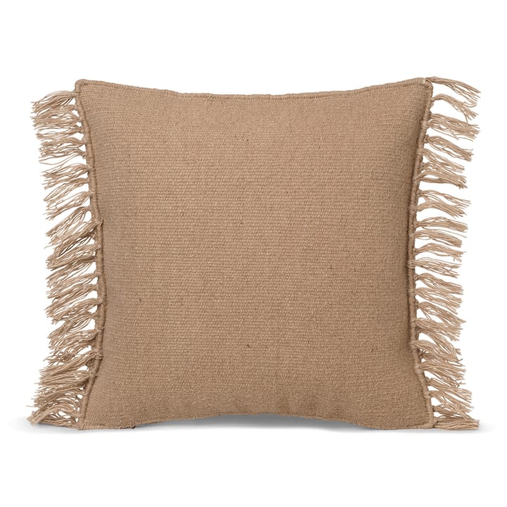 Kelim cushion with fringe S 50x50 cm - Sand - Ferm Living
