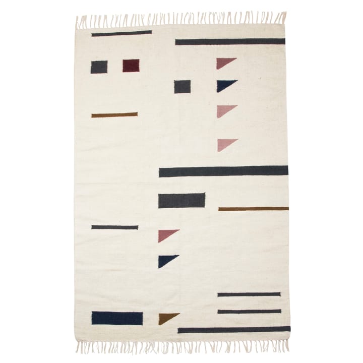 Kelim rug 140x200 cm - colour triangles - Ferm LIVING