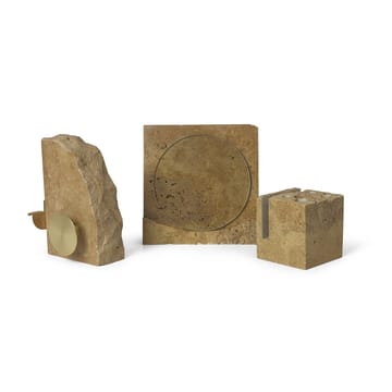 Klint frame 18x18 cm - Beige travertine - Ferm Living