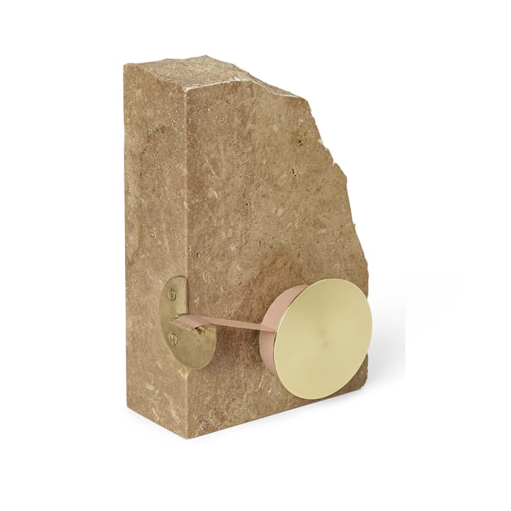 Klint tape holder 11,6x17 cm - Beige travertine - Ferm LIVING