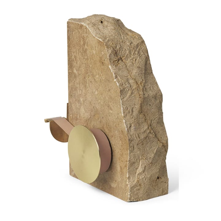 Klint tape holder 11,6x17 cm, Beige travertine Ferm Living