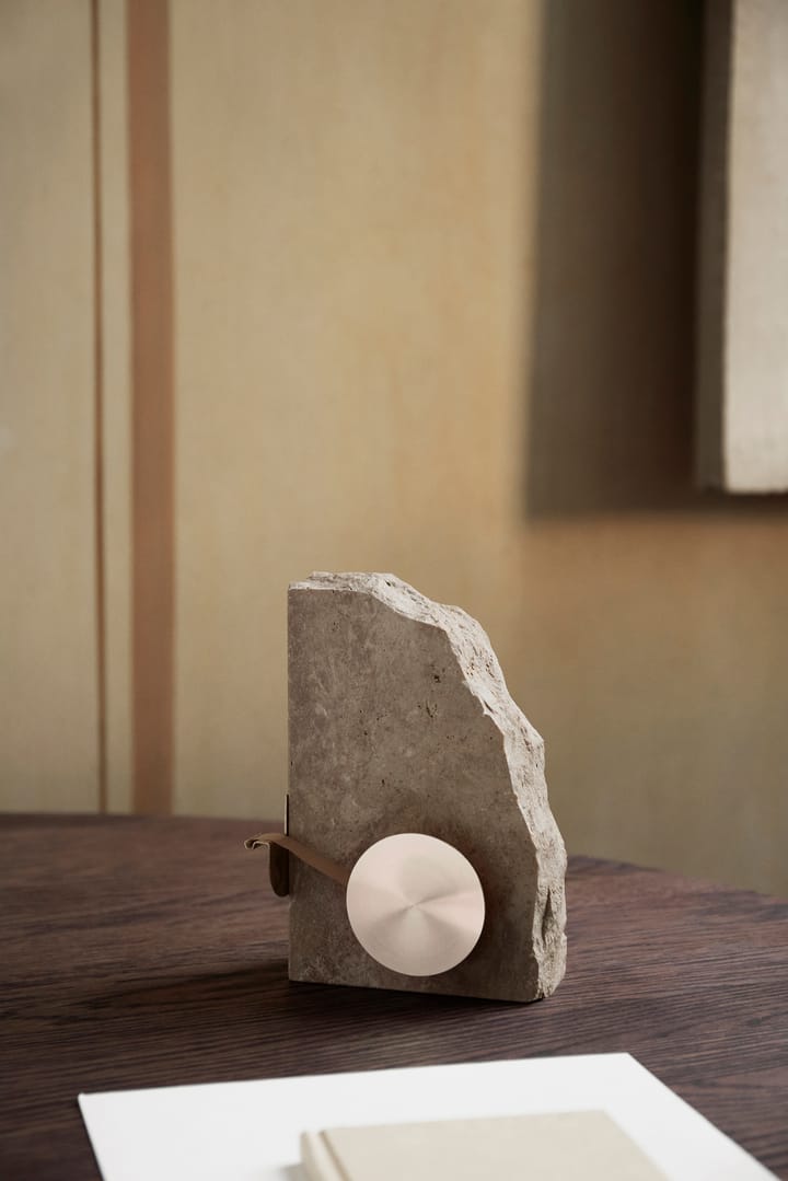 Klint tape holder 11,6x17 cm, Beige travertine Ferm Living