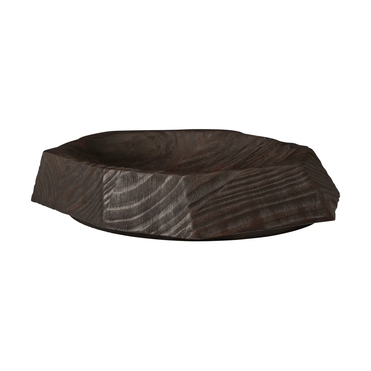 Koh centrepiece decorative dish, Dark brown, 35 cm Ferm Living
