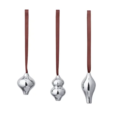Komo decoration hangers, 3 pieces - Silver - Ferm Living