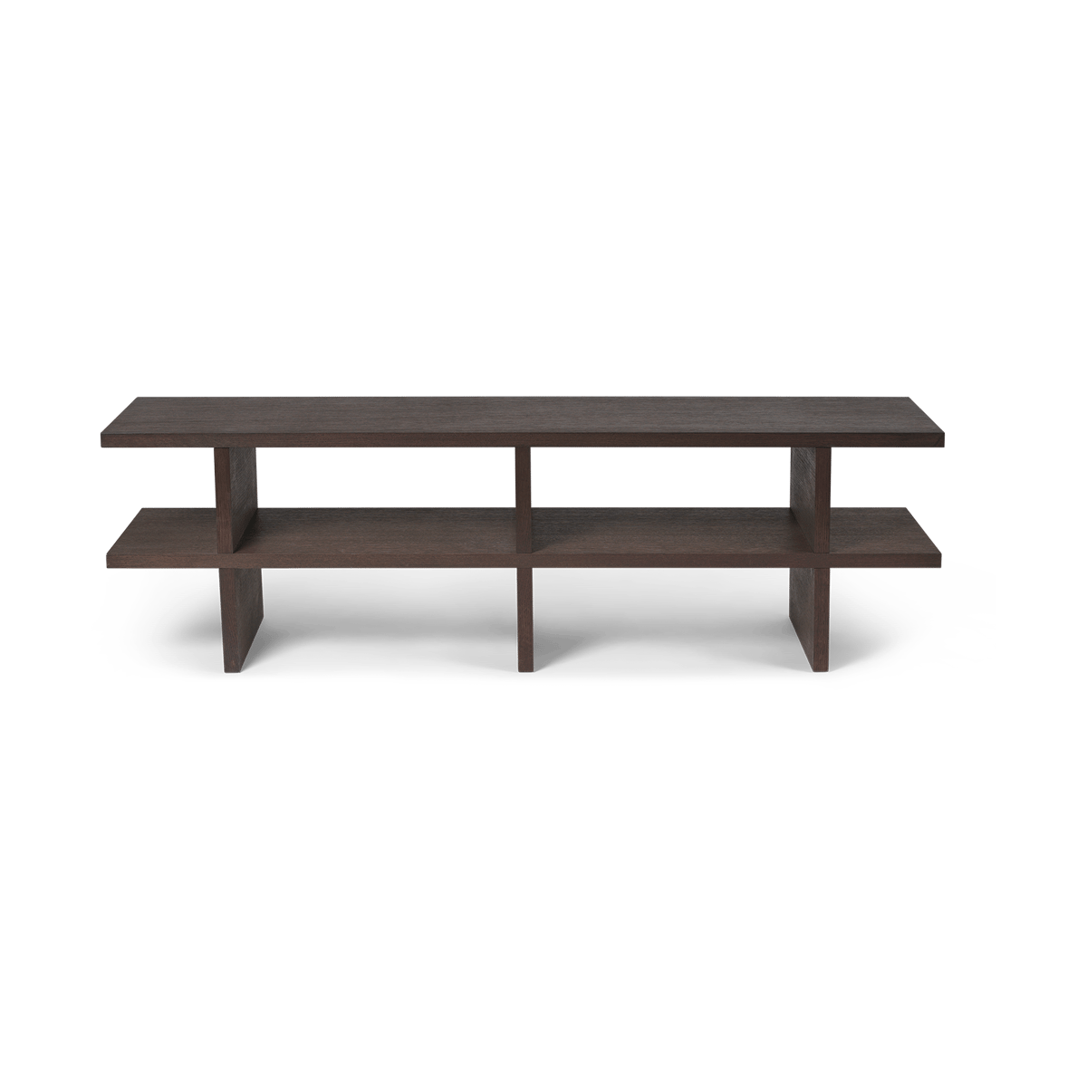 Ferm Living Kona bench Dark Stained oak veneer