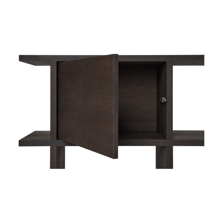 Kona bookcase cabinet insert, Dark Stained Ferm Living