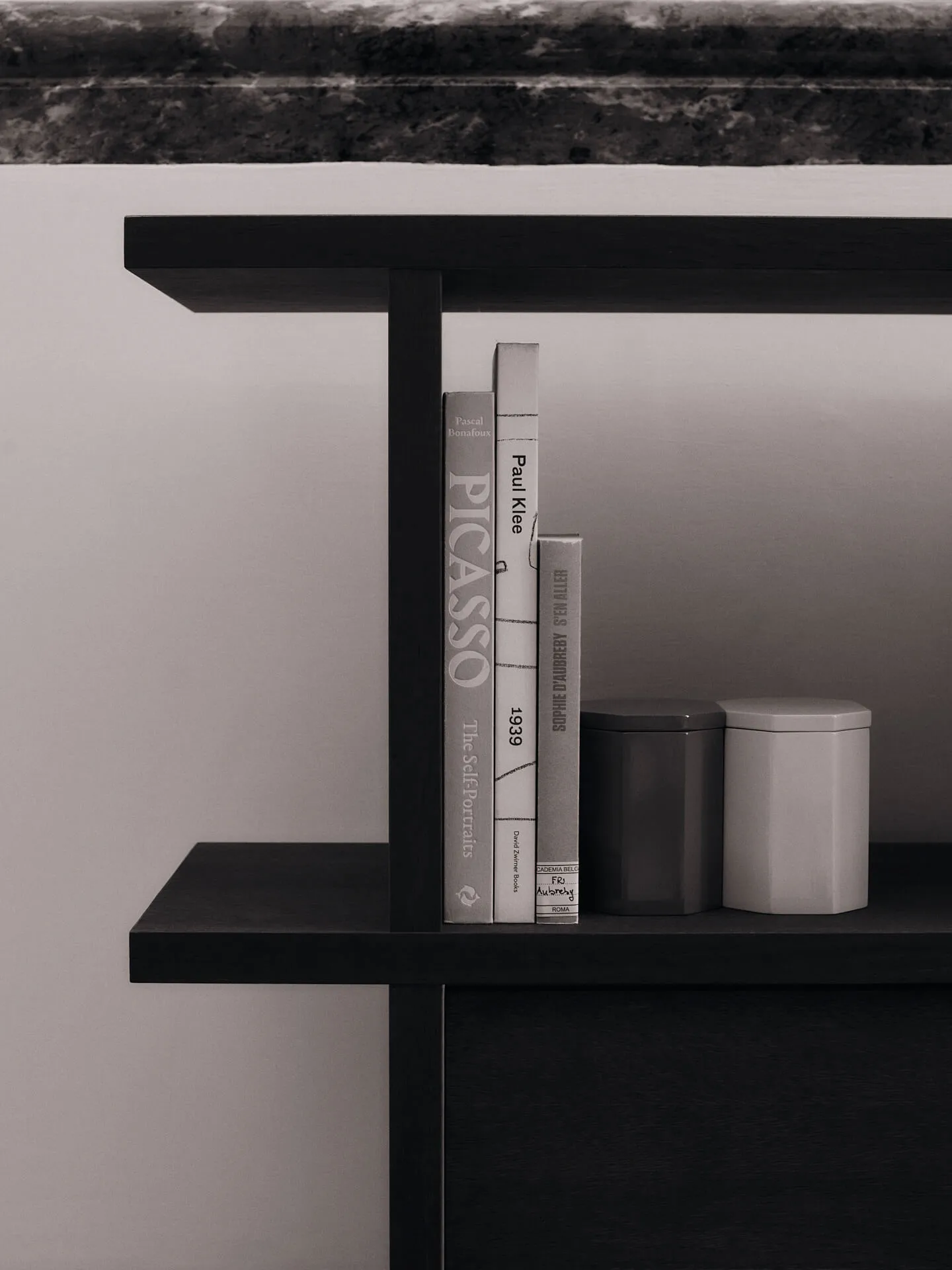 Kona bookcase cabinet insert, Dark Stained Ferm Living