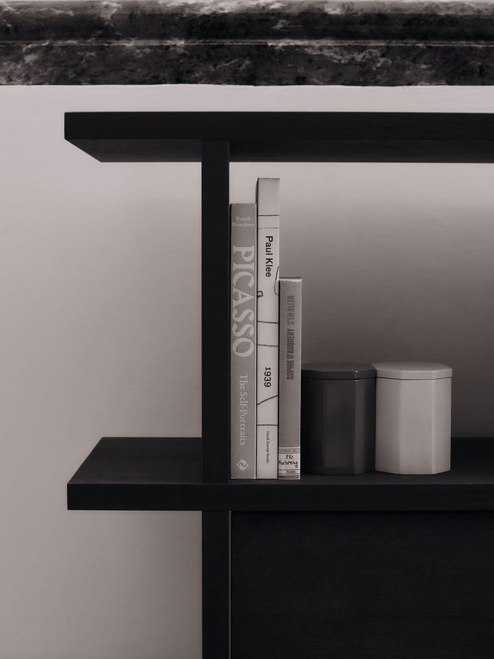 Kona bookcase cabinet insert, Dark Stained Ferm Living