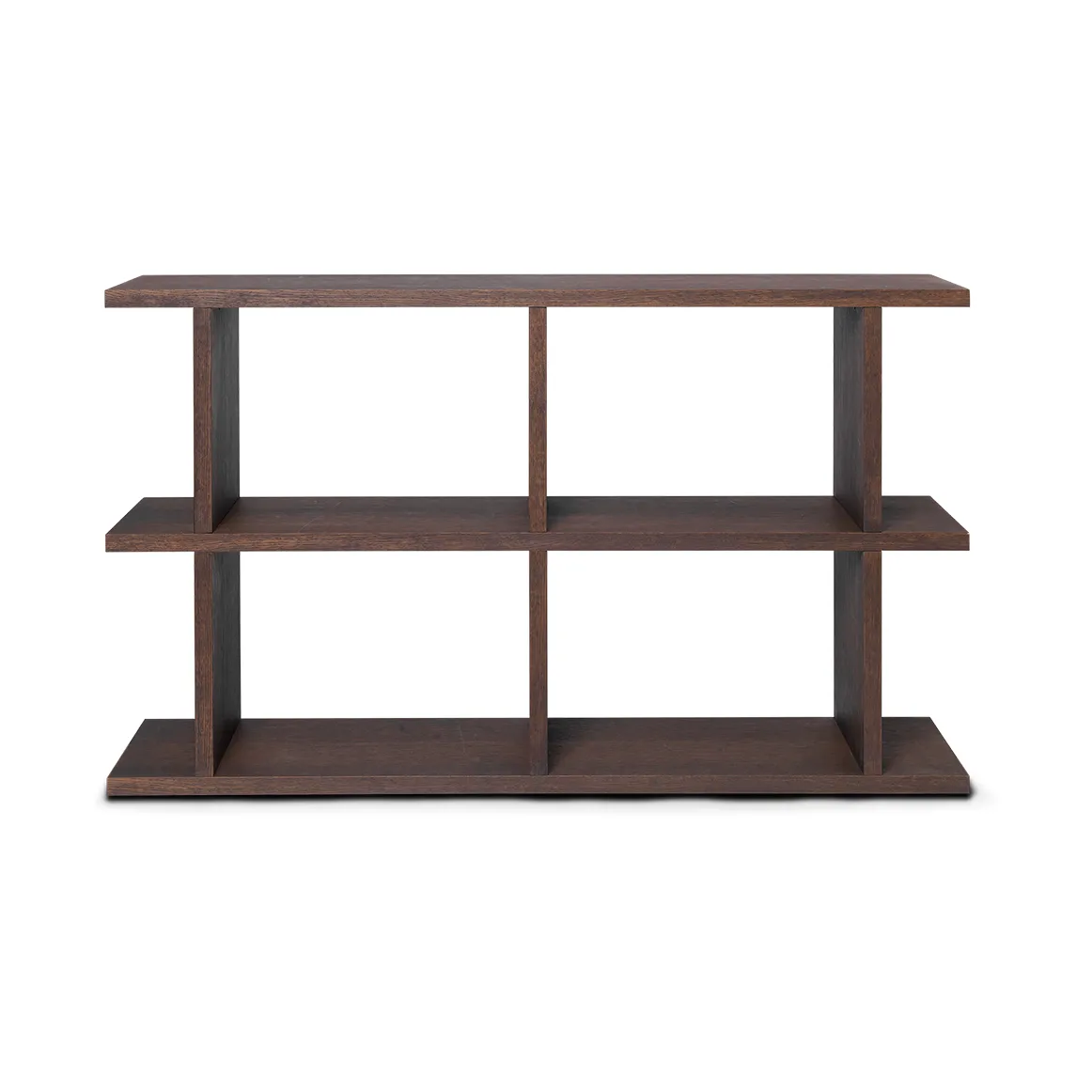 Ferm Living Kona bookshelf 2x2 Dark stained | Scandinavian Design | Shelves & shelving systems | Brown