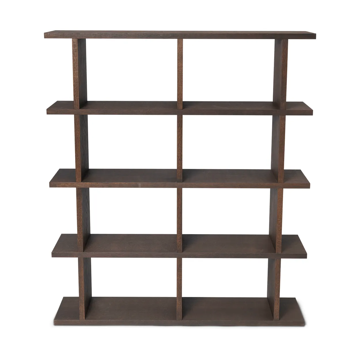 Ferm Living Kona bookshelf 2x4 Dark stained | Scandinavian Design | Shelves & shelving systems | Brown
