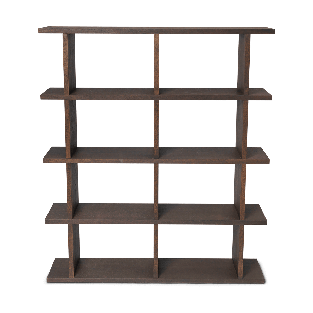 Ferm Living Kona bookshelf 2x4 Dark stained | Scandinavian Design | Shelves & shelving systems | Brown
