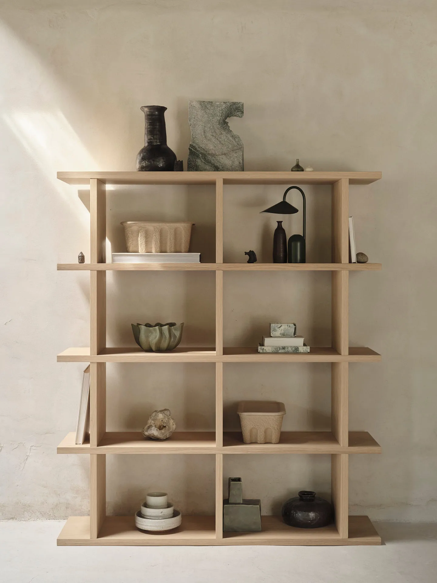 Kona bookshelf 2x4, Natural Ferm Living