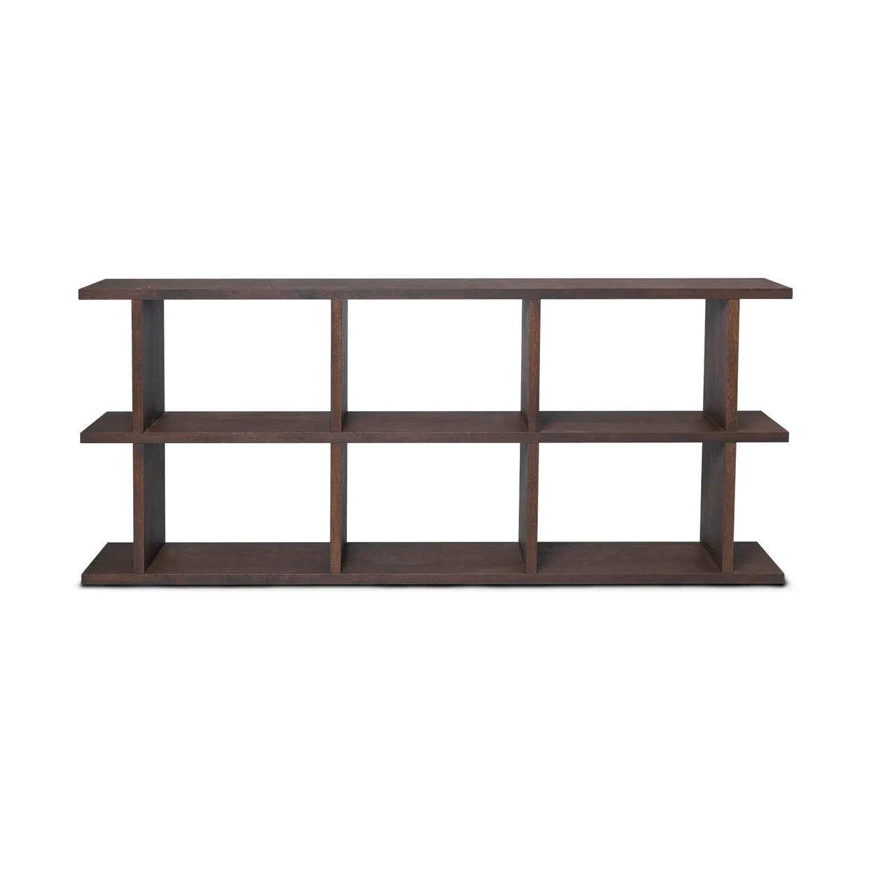 Ferm Living Kona bookshelf 3x2 Dark stained | Scandinavian Design | Shelves & shelving systems | Brown