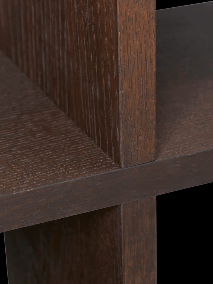 Kona bookshelf 3x2, Dark stained Ferm Living