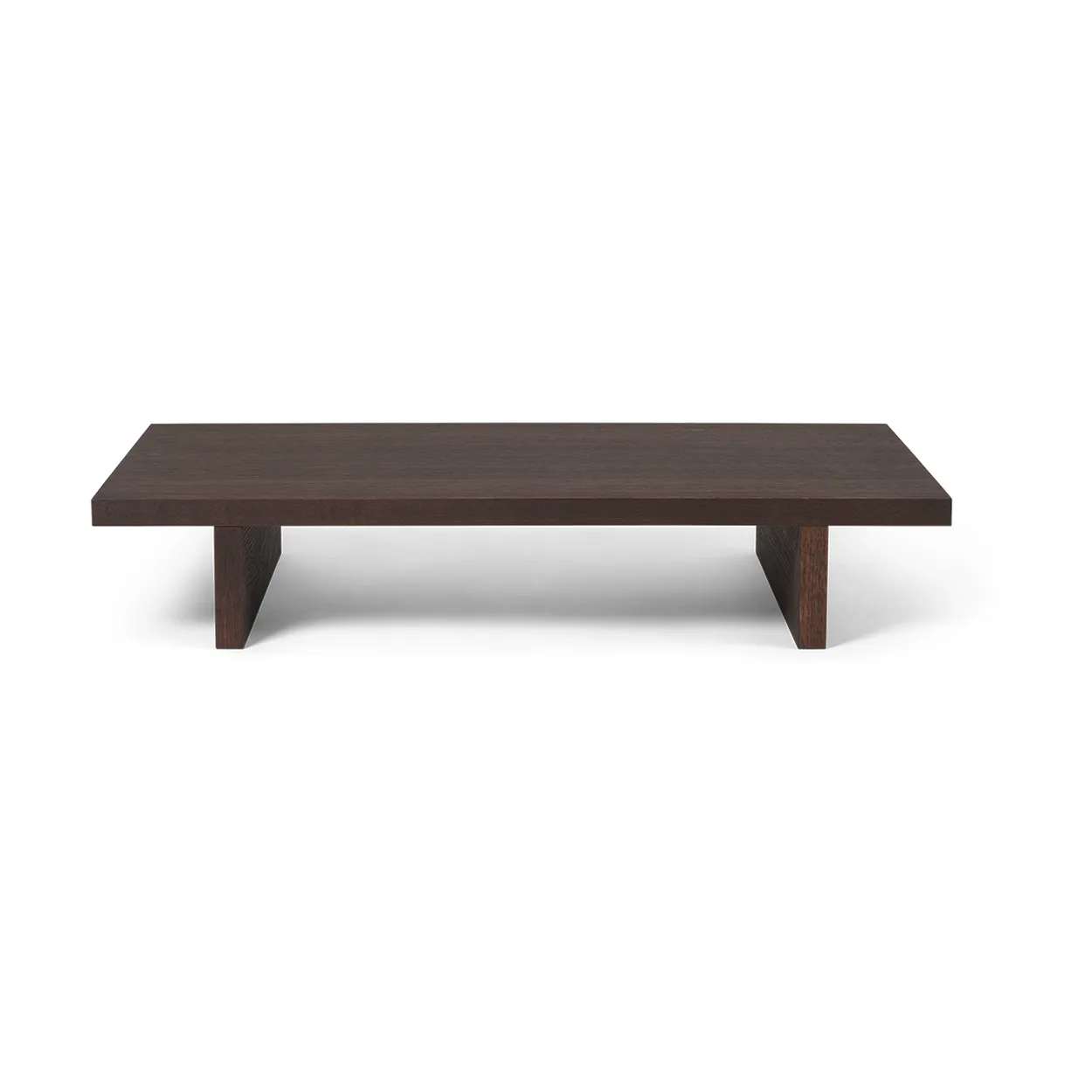 Ferm Living Kona low table side table Dark Stained oak veneer
