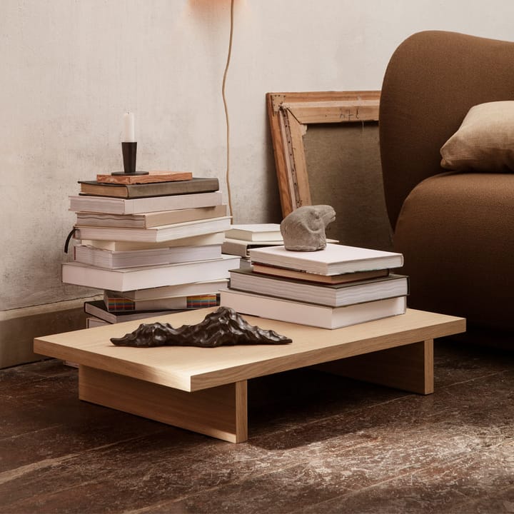 Kona low table side table - Oak natural veneer - ferm LIVING