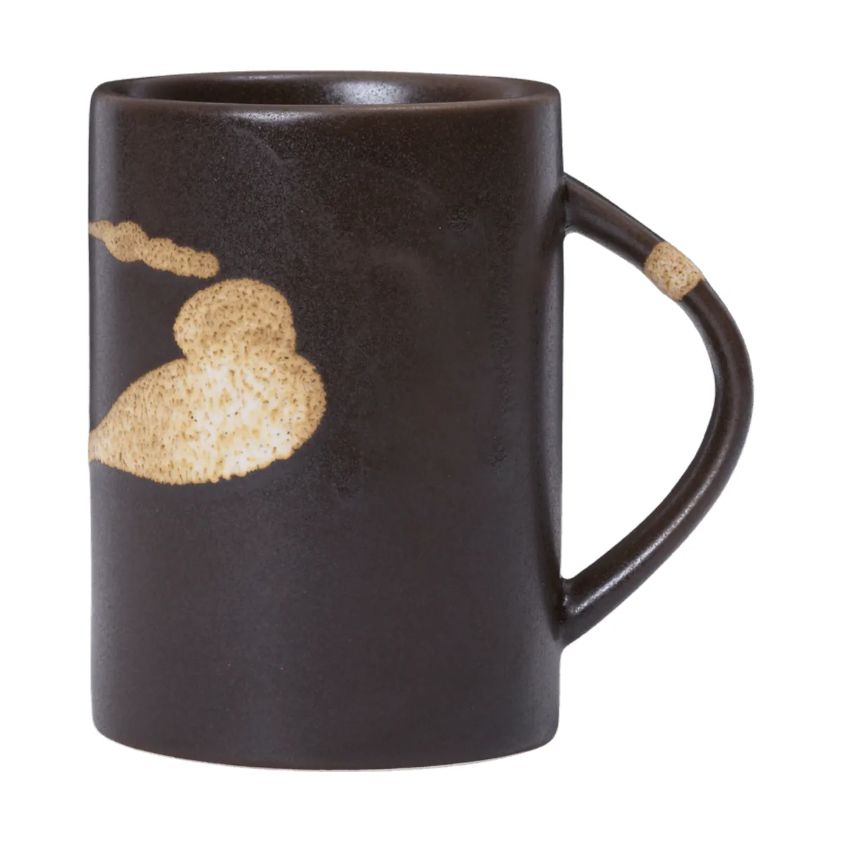 Koyo mug 30 cl, Dark brown-buff Ferm Living