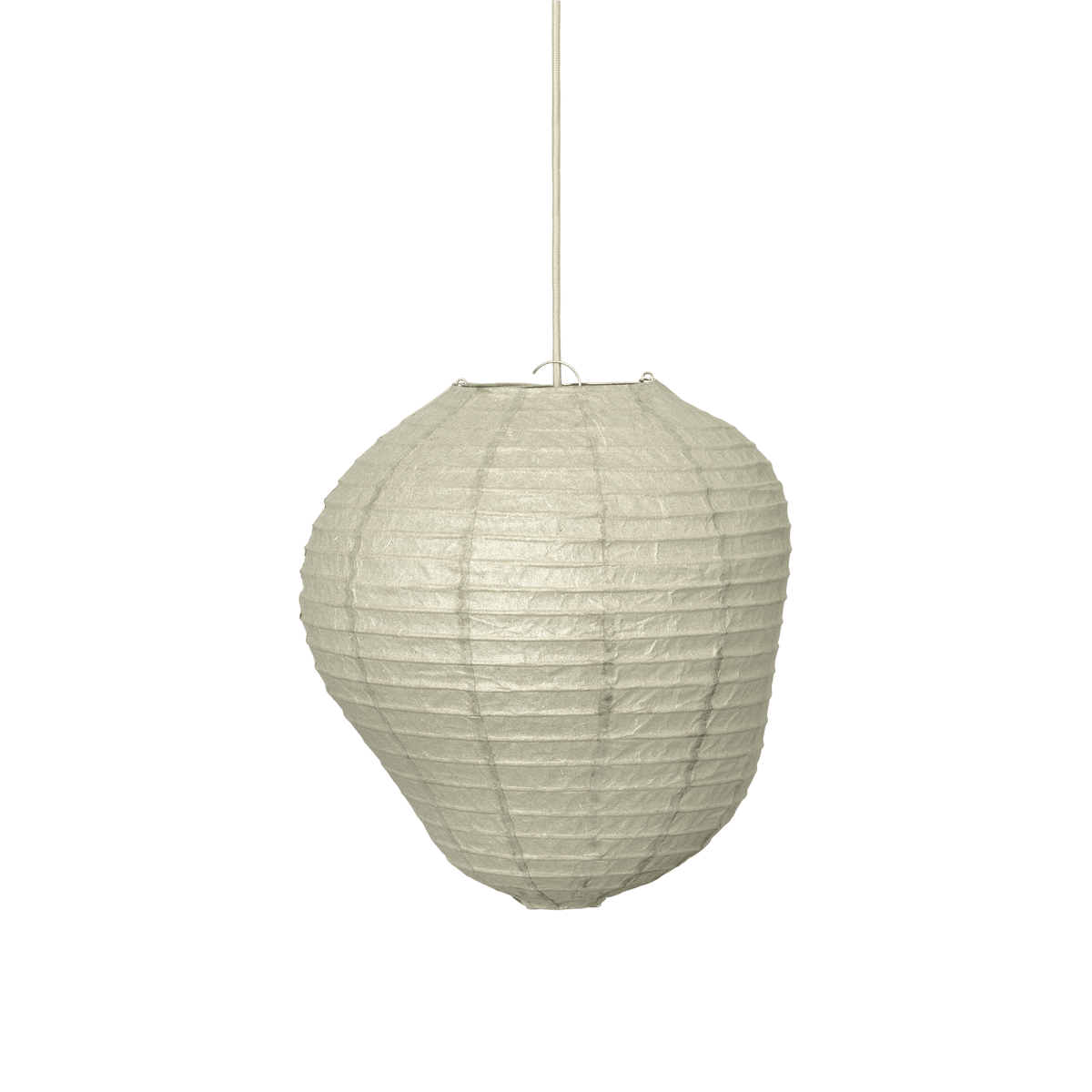 Ferm Living Kurbis lamp shade 40 cm, Dark sage | Scandinavian Design | Lampshades | Beige