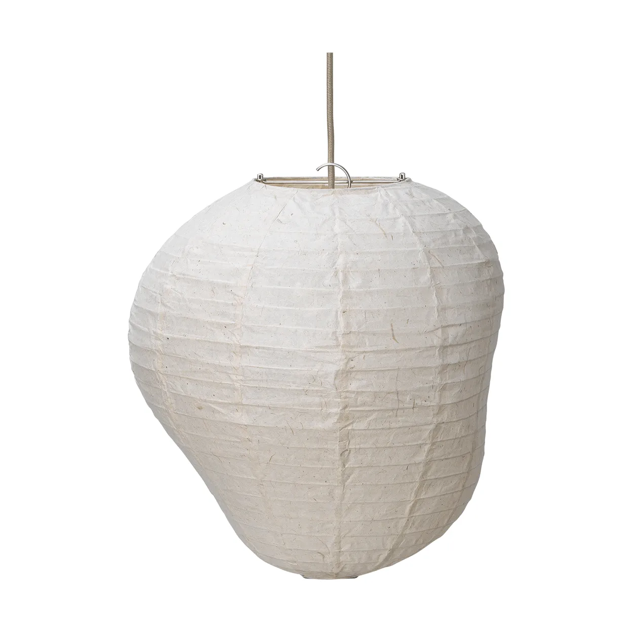Ferm Living Kurbis lamp shade 40 cm, Natural | Scandinavian Design | Lampshades | White