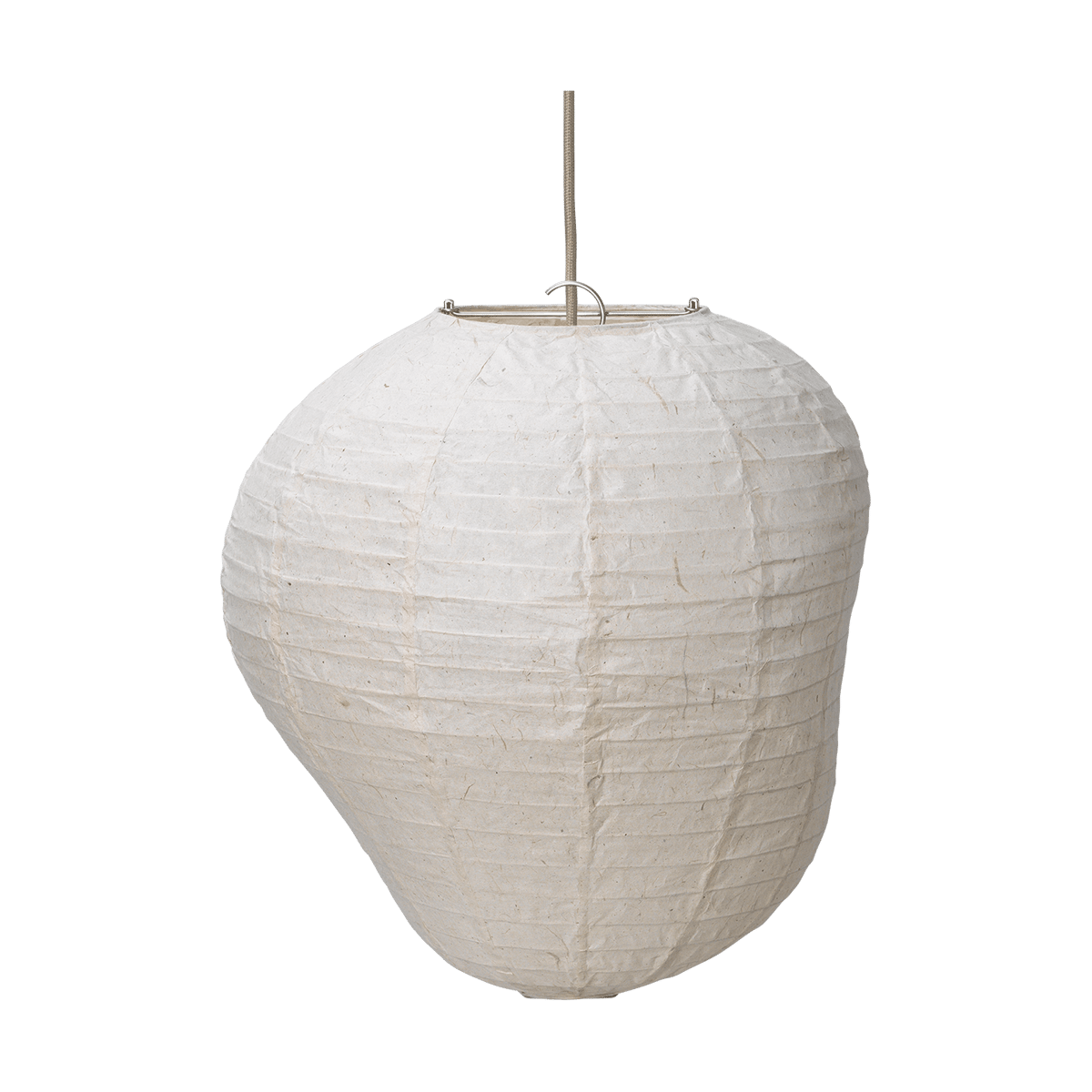 Ferm Living Kurbis lamp shade 40 cm, Natural | Scandinavian Design | Lampshades | White