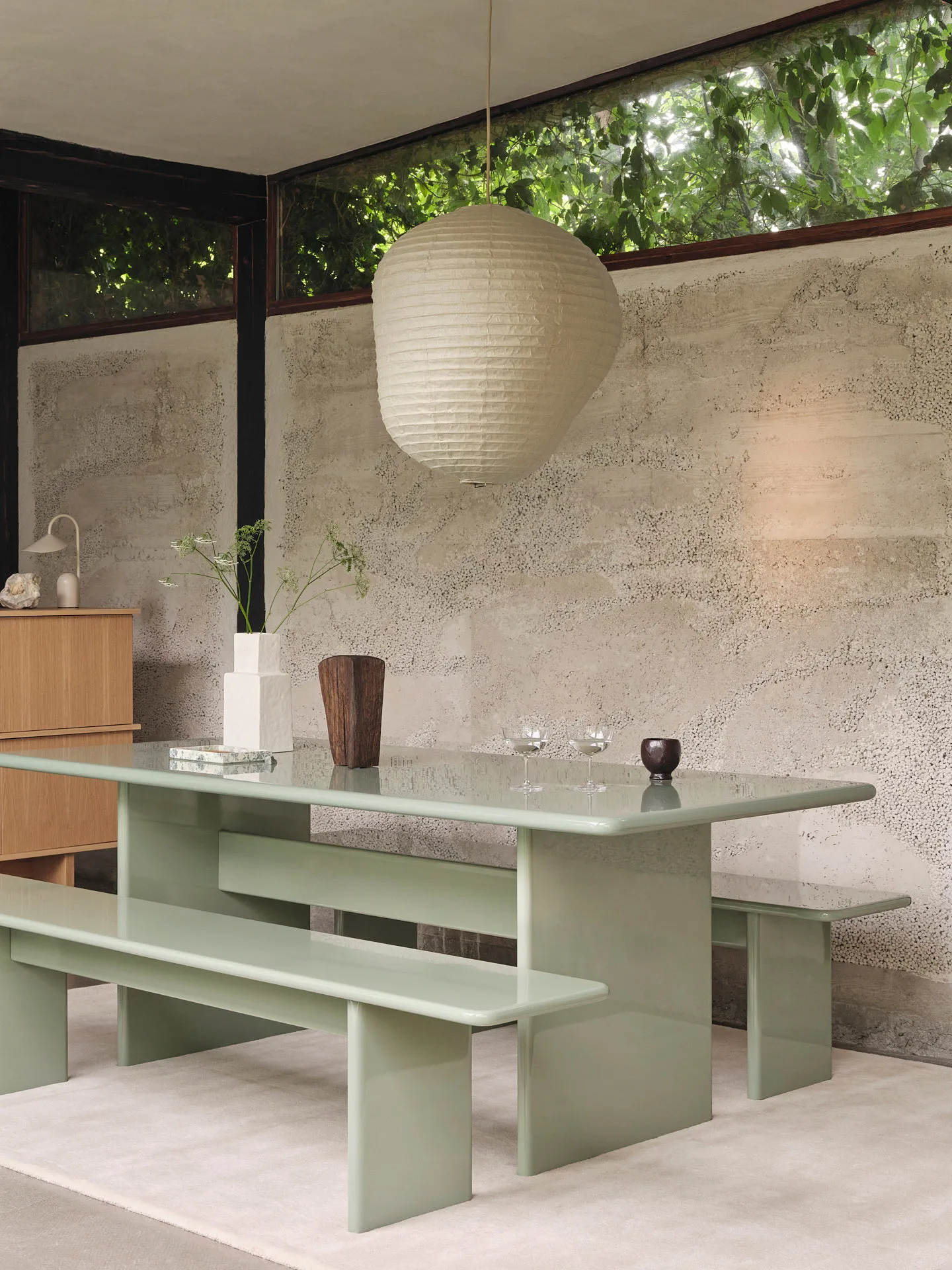 Kurbis lamp shade, 60 cm, Dark sage Ferm Living