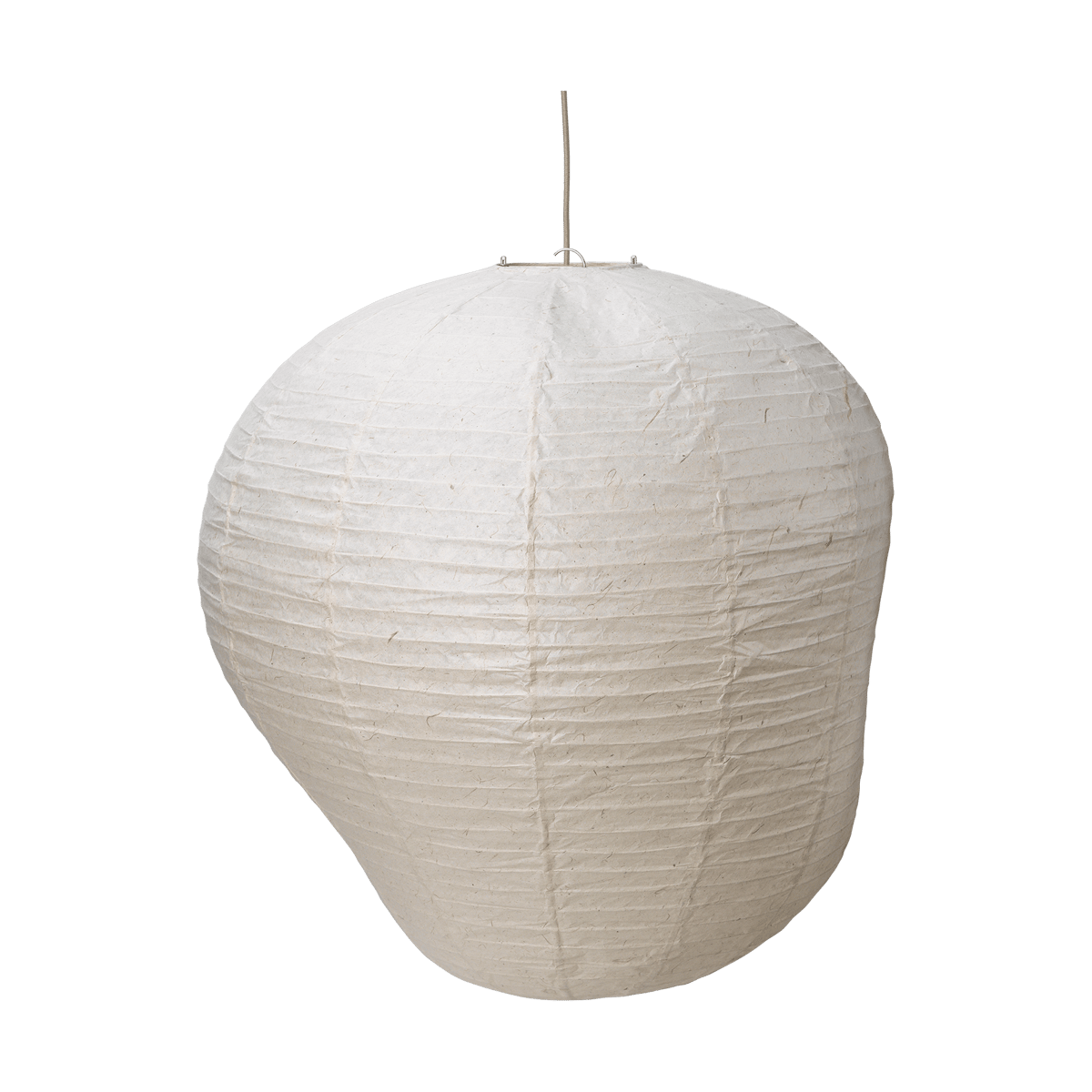Ferm Living Kurbis lamp shade 80 cm, Natural | Scandinavian Design | Lampshades | White