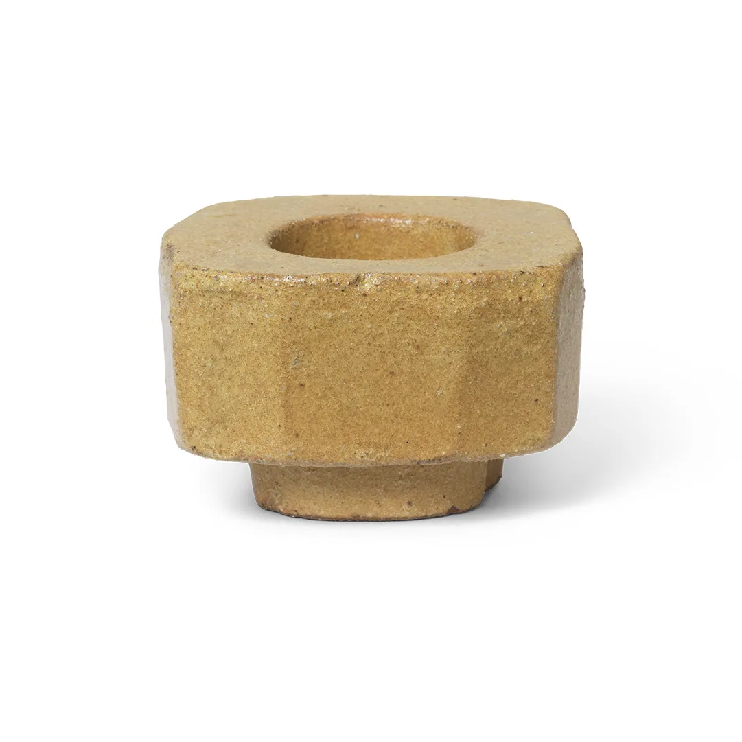 Ferm Living Kurinu candlestick Honey | Scandinavian Design | Candle holders | Beige