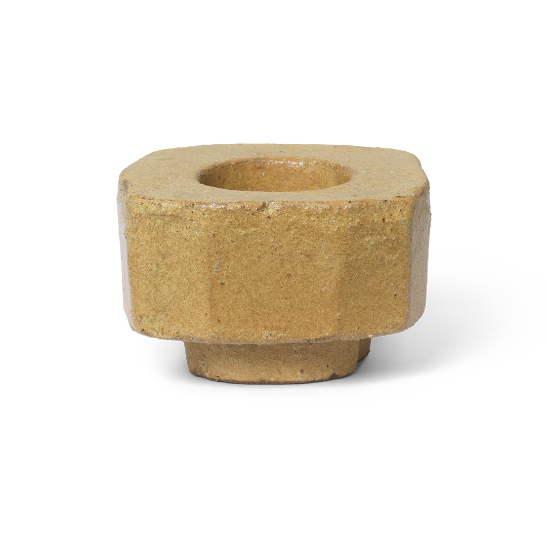 Ferm Living Kurinu candlestick Honey | Scandinavian Design | Candle holders | Beige