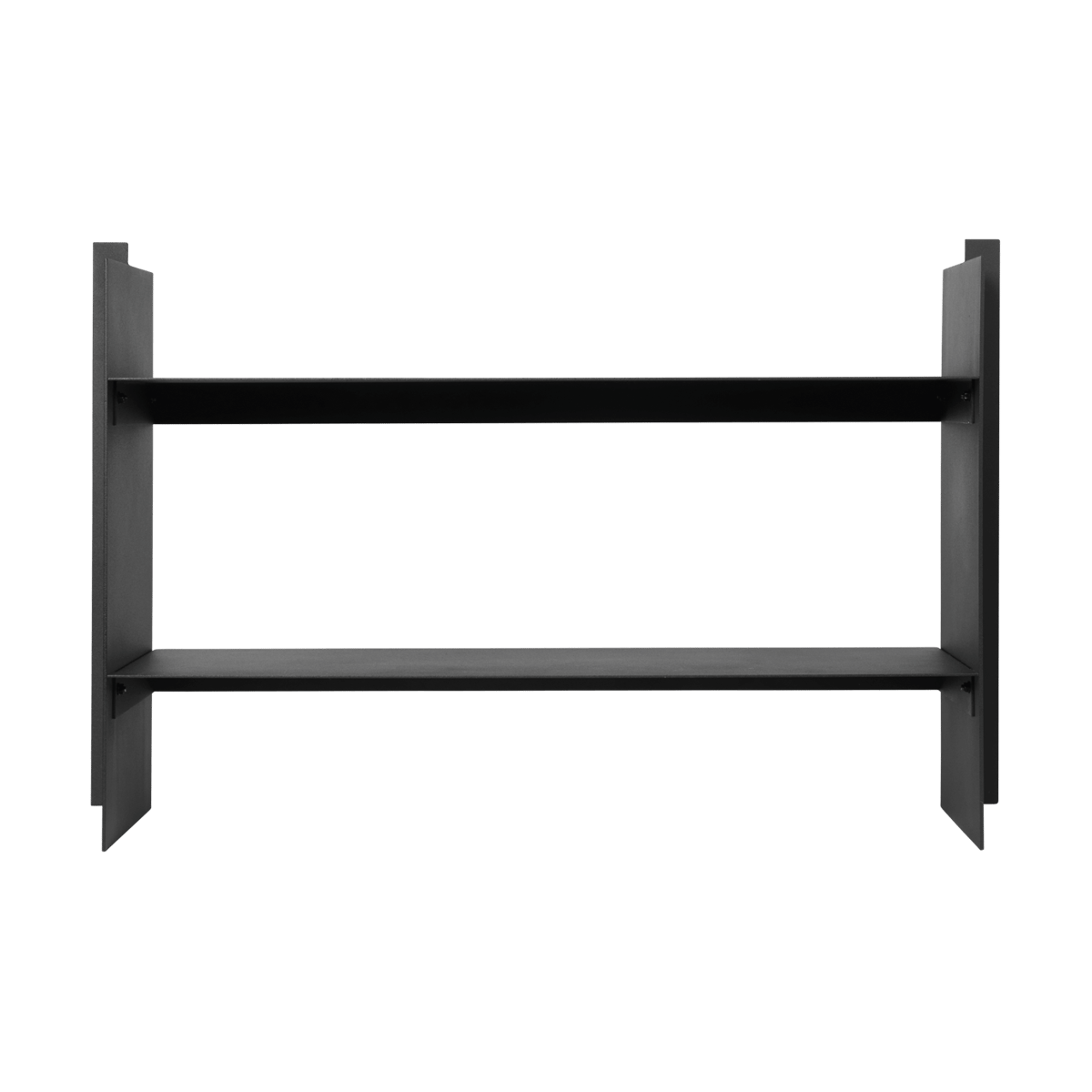 Ferm Living Lager wall shelf 26x77 cm Black | Scandinavian Design | Shelves & shelving systems | Black