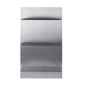 Lager wall shelf triple 55x100 cm - Aluminium - Ferm Living