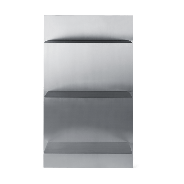 Lager wall shelf triple 55x100 cm - Aluminium - ferm LIVING