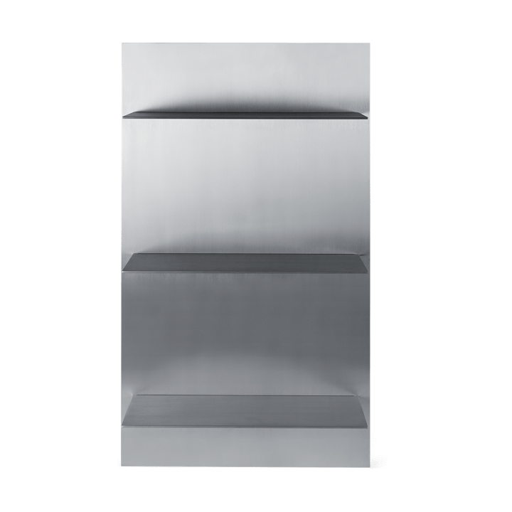 Lager wall shelf triple 55x100 cm - Aluminium - Ferm LIVING