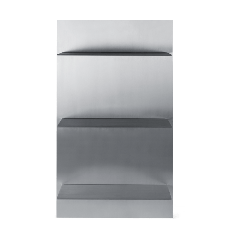 Ferm Living Lager wall shelf triple 55x100 cm Aluminium