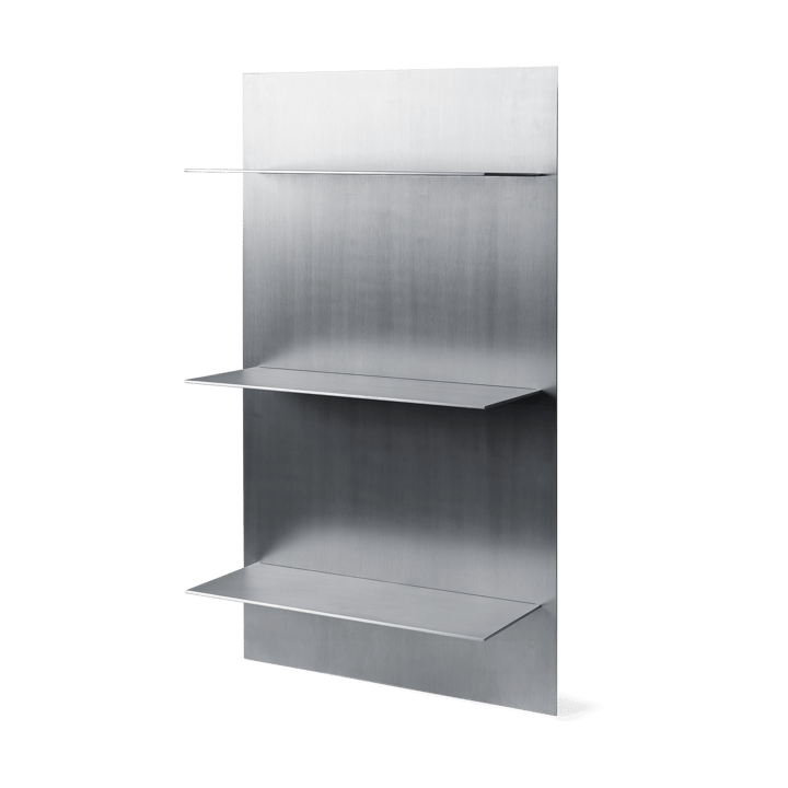 Lager wall shelf triple 55x100 cm - Aluminium - ferm LIVING