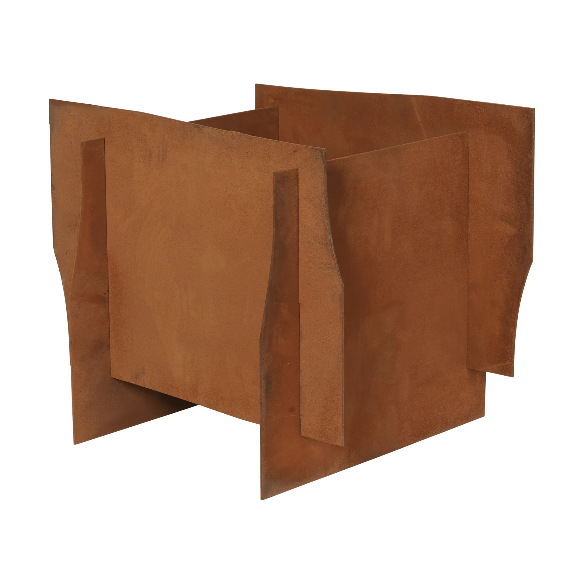 Lapel planter flower box, Rust, 33x35x38 cm Ferm Living