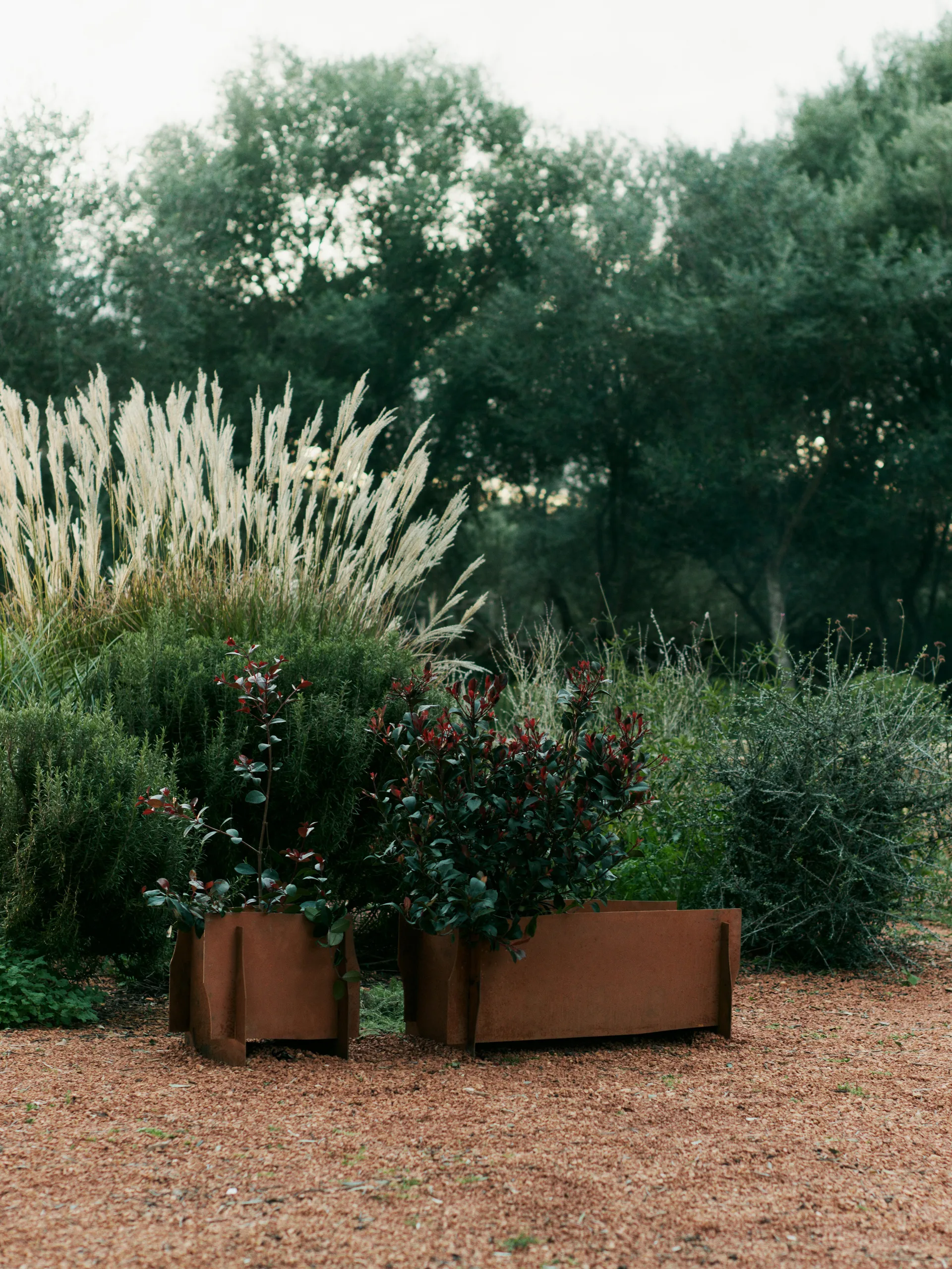 Lapel planter flower box, Rust, 33x35x38 cm Ferm Living