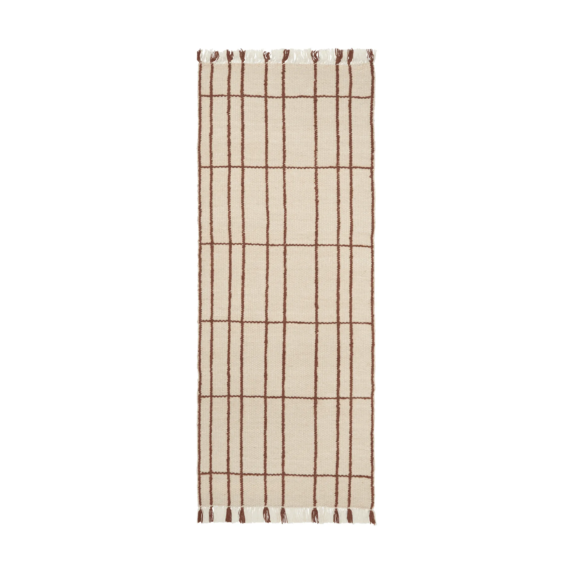 Late rug, Parchment-chestnut, 80x200 cm Ferm Living