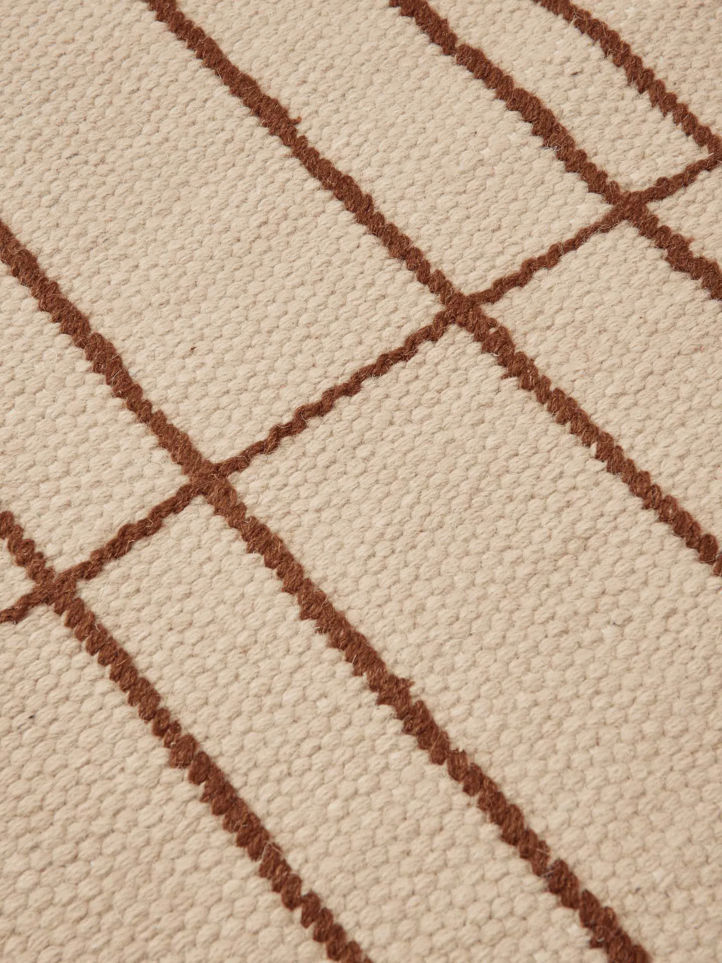 Late rug, Parchment-chestnut, 80x200 cm Ferm Living