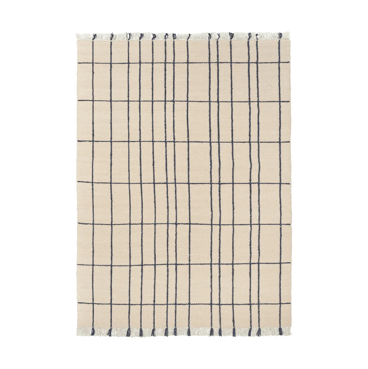 Late rug, Parchment-indigo, 140x200 cm Ferm Living