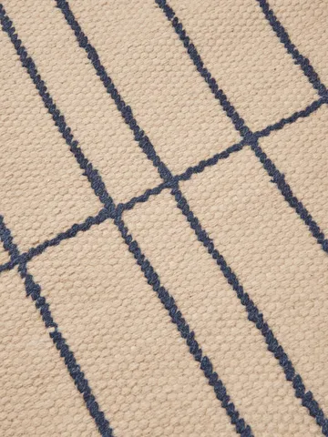 Late rug - Parchment-indigo, 140x200 cm - Ferm Living